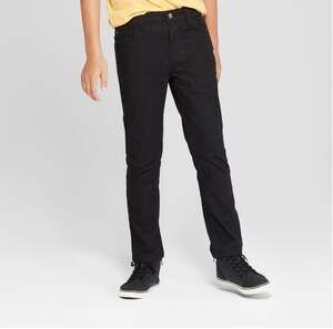 NWT - Boys' Stretch Skinny Fit Jeans - Cat & Jack Black Wash